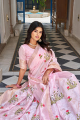 Siya Creation Saree Are Crafted With High Quality Of Kota Crystal And Thread Work