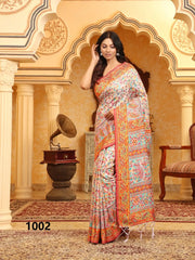 ASTITA Sarees Crafted From A Linen-Cotton Blend Offer A Perfect Balance Of Comfort