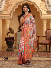 ASTITA Sarees Crafted From A Linen-Cotton Blend Offer A Perfect Balance Of Comfort