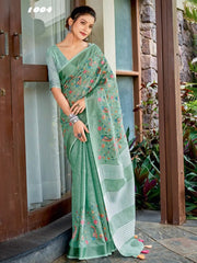 Astita Sarees Crafted From Linen Cotton Offer A Sophisticated Combination Of Natural Fibers