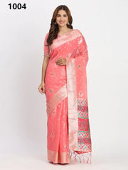 ASTITA Sarees Crafted From Linen Cotton Combine Traditional Elegance With Modern Comfort