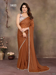 SPlus Georgette Sarees With Flaunt Your Style With A Stunning Saree And Vibrant Color