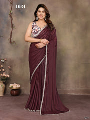 SPlus Georgette Sarees With Flaunt Your Style With A Stunning Saree And Vibrant Color