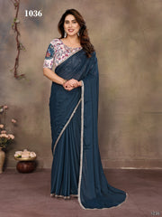 SPlus Georgette Sarees With Flaunt Your Style With A Stunning Saree And Vibrant Color