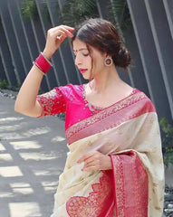 Kasturi Trendz Presents The Banarasi Soft Silk Saree A Refined Choice For Connoisseurs
