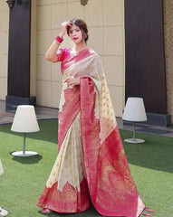 Kasturi Trendz Presents The Banarasi Soft Silk Saree A Refined Choice For Connoisseurs