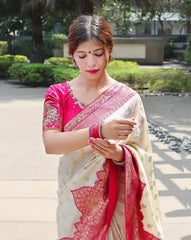 Kasturi Trendz Presents The Banarasi Soft Silk Saree A Refined Choice For Connoisseurs