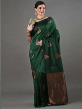 KASTURI TRENDZ Presents A Banarasi Soft Silk Saree That Exemplifies Refined Craftsmanship