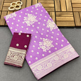 J New Heavy Dola Silk Sarees Crafted With Rich And Luxurious Dape And Durability