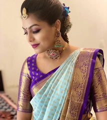 KP CREATION Sarees Feature Premium Soft Lichi Silk Cloth Known For Its Lightweight Feel And Texture