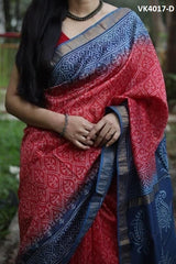 Vakratund Sarees Are Highly Crafted With Original Linen Fabric With Silver Zari Patta and Digital Print