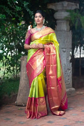 KP CREATION Sarees Feature Premium Soft Lichi Silk Cloth Known For Its Smooth Texture