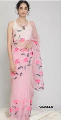 Vakratund Sarees Made With Organza Silk Combine Traditional Artistry With A Delicate