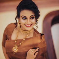 Kp Creation Sarees Feature Premium Soft Lichi Silk Cloth Known For Its Delicate Texture