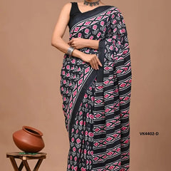 Vakratund Sarees Present A Refined Blend Of Heavy Chanderi Cotton Fabric And Exquisite Digital Print