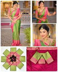 KP CREATION Sarees Showcase A Stunning Rich Pallu Paired With Intricate Jacquard Work