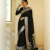 Kp Creation Sarees Feature Premium Soft Lichi Silk Cloth Known For Its Smooth Texture