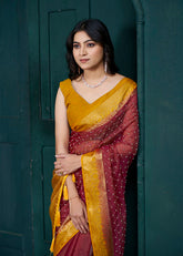 Mehek Sarees Are Highly Crafted With Jacquard Fabric With Vibrant Color