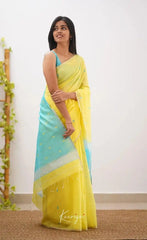 Kp Creation Sarees Feature A Soft Lilan Slab Fabric That Combines Subtle Elegance