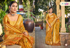 Vipul Brasso Sarees Offer A Luxurious Blend Of Traditional Elegance Style With Vibrant Color