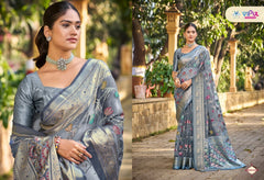 Vipul Brasso Sarees Offer A Luxurious Blend Of Traditional Elegance Style With Vibrant Color