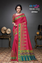 Vipul Digital Soft Silk Sarees With Premium And Lightweight drape Fabric