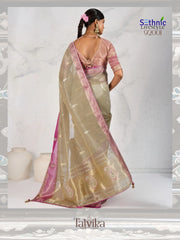Sethnic Lifestyle Sarees Crafted From A Refined Blend Of Tissue And Linen Fabrics