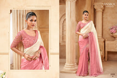 Anmol Multiple Fabric Sarees Showcase Versatile Blend Of Fabric And Textures