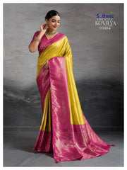 SETHNIC LIFESTYLE Saree Made From Premium Kanjivaram Soft Silk Combines Traditional Craftsmanship