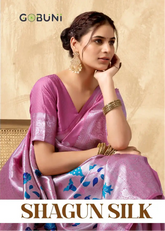 Gobuni Sarees Crafted From Shagun Silk Combine Exquisite Craftsmanship With Luxurious Fabric