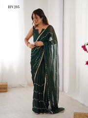 Fashion Berry Heavy Smooth Sitara Fabric With Vibrant Colors