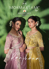 MAHOTSAV: Elegant Embroidered Saree Collection in Crepe and Satin