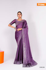 PRIMA Sarees Are Highly Crafted With Black Rangoli Fabric With Vibrant Color