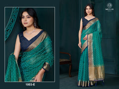 Mehek Sarees Are Highly Crafted With Jacquard Fabric With Vibrant Color