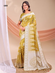 Astita Sarees Are Crafted With Premium Lien Cotton Sarees With vibrant Color