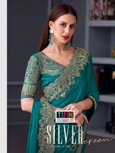 The Fashion Hub Presents An Opium Silk Chiffon Saree Featuring A Finely Crafted Work Border