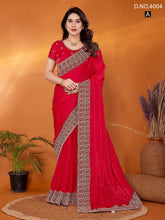 Jay Shree Sarees Crafted From Fine Fendy Chiffon Feature Intricate Zari And Stone Work