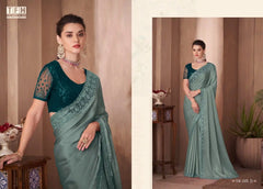 The Fashion Hub Presents Sarees Made From Premium Fancy Materials, Combining Intricate Design