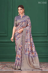 The MAHOTSAV Saree Showcases Exquisite Craftsmanship With Its Tussar Silk Jacquard Fabric