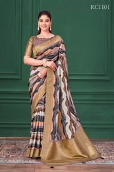 The MAHOTSAV Saree Showcases Exquisite Craftsmanship With Its Tussar Silk Jacquard Fabric