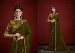 MAHOTSAV Sarees Feature A Sophisticated Blend of Multiple Fabrics Expertly Designed
