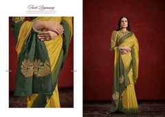 MAHOTSAV Sarees Feature A Sophisticated Blend of Multiple Fabrics Expertly Designed