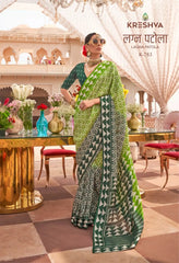 KRESHVA Sarees Crafted With Mercerized Sigma Silk Offer A Timeless Traditional Design