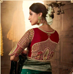 Kira Sarees Showcase Exquisite Pure Silk Weaving Combined With A Fancy Fabric That Features