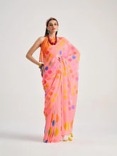 MONO POLEY Archie Georgette Saree Combines Lightweight Comfort With Sophisticated Style