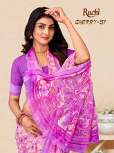 Ruchi Sarees Feature A Finely Woven Satin Border That Enhances Their Elegance And Durability.