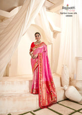 RajPath Fabrics Presents Exquisite Sarees Crafted From Paithni Tissue Silk Renowned For Their Rich Texture
