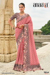 Tathastu Silk Sarees Showcase Expert Craftsmanship With Detailed Embroidery And Cut Work