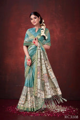 MAHOTSAV sarees crafted from Poly Habotai Silk combine A Smooth Lustrous Finish With Comfort