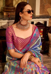 RajPath Fabrics Sarees Crafted From Tissue Silk Offer A Luxurious Blend Of Sheen And Lightweight Comfort